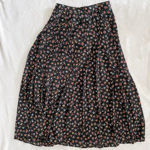 Talbots Flowy Midi Skirt